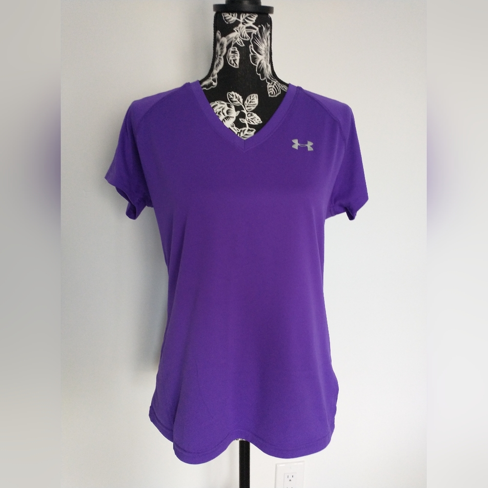 Under Armor Purple Short Sleeve Tee